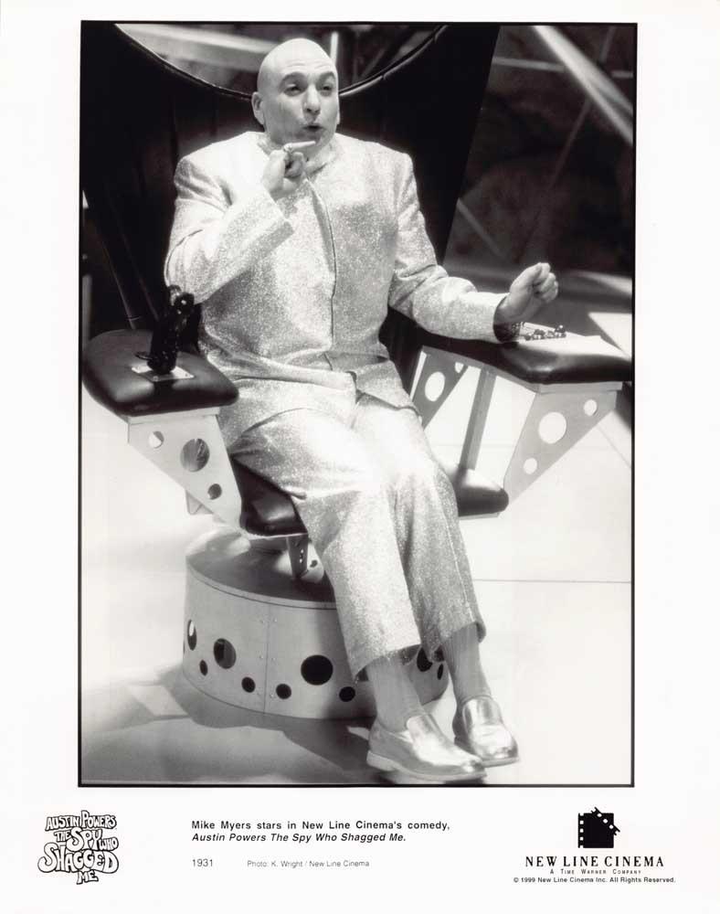 Mike Myers AUSTIN POWERS THE SPY WHO SHAGGED ME 8x10 press photo 1999 Dr Evil