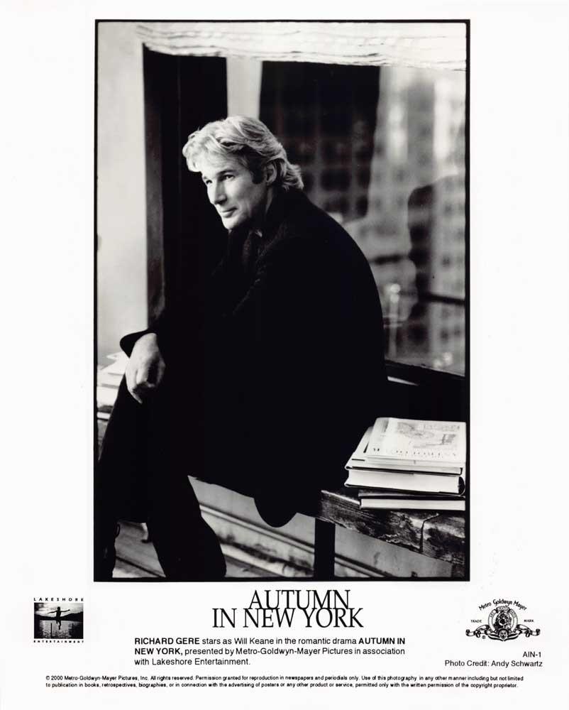 Richard Gere AUTUMN IN NEW YORK original 8x10 press photo