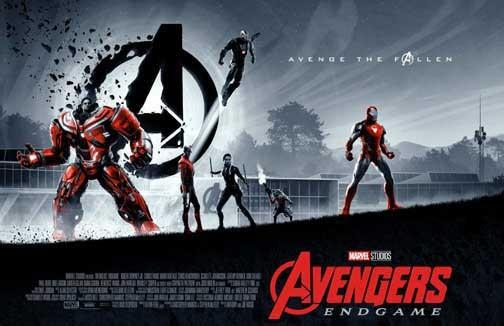 Robert Downey Jr AVENGERS ENDGAME movie poster 17x11