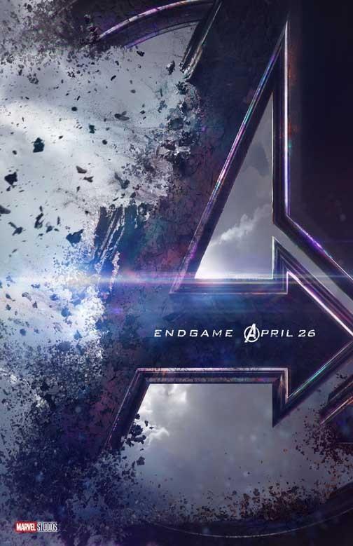 Robert Downey Jr AVENGERS ENDGAME Chris Evans advance movie poster 11x17