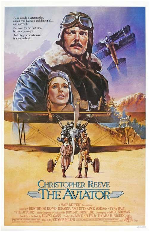 Christopher Reeve THE AVIATOR Rosanna Arquette movie poster 11x17