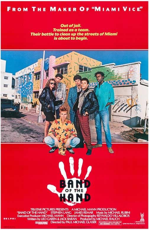 Laurence Fishburne BAND OF THE HAND movie poster 11x17 Michael Mann