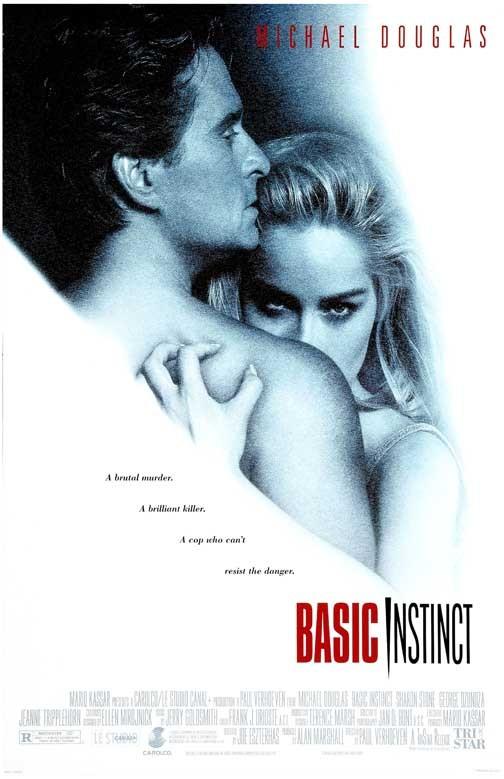 Michael Douglas BASIC INSTINCT Sharon Stone movie poster 11x17