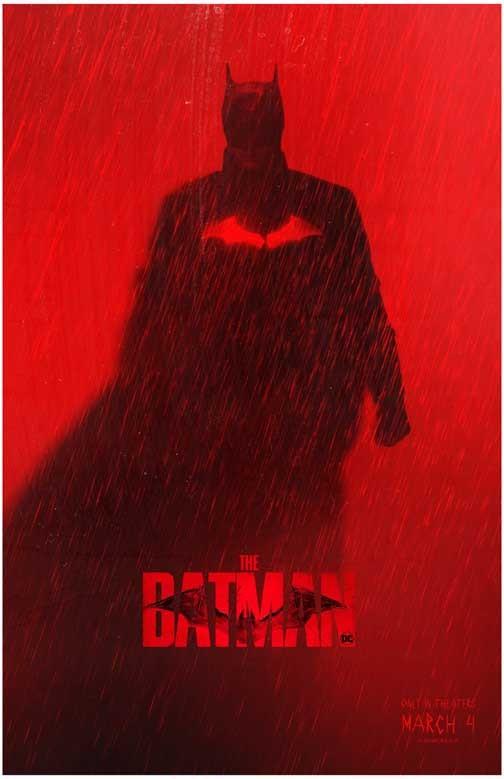 Robert Pattinson THE BATMAN advance movie poster 11x17