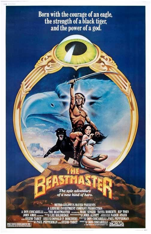 Marc Singer THE BEASTMASTER Tanya Roberts Rip Torn movie poster 11x17