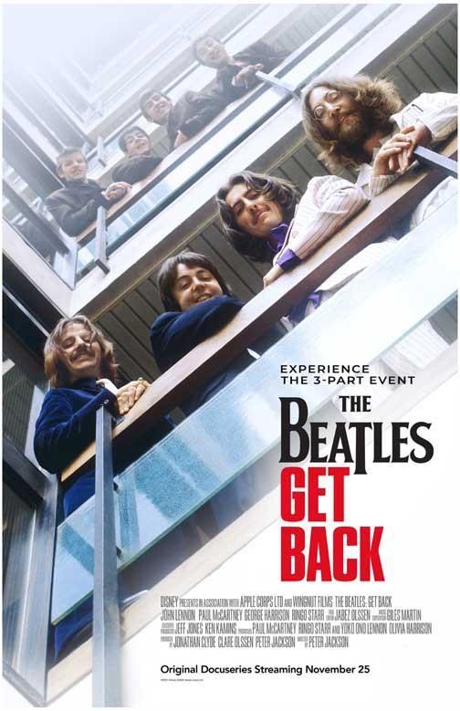 Paul McCartney BEATLES GET BACK John Lennon movie poster 11x17