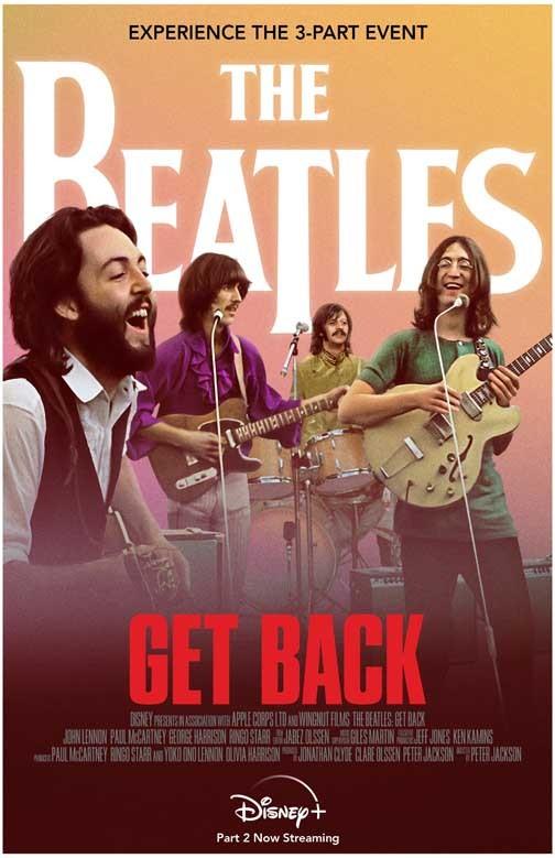 Paul McCartney BEATLES GET BACK John Lennon movie poster 11x17
