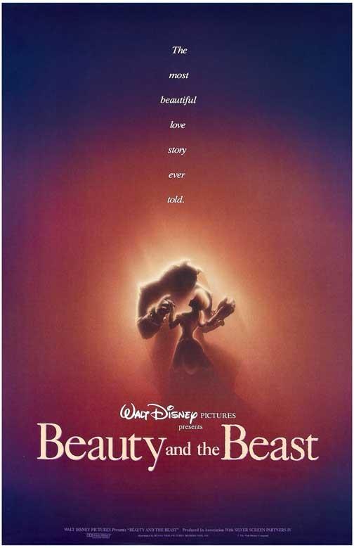 Robby Benson BEAUTY AND THE BEAST advance movie poster 11x17 John Alvin