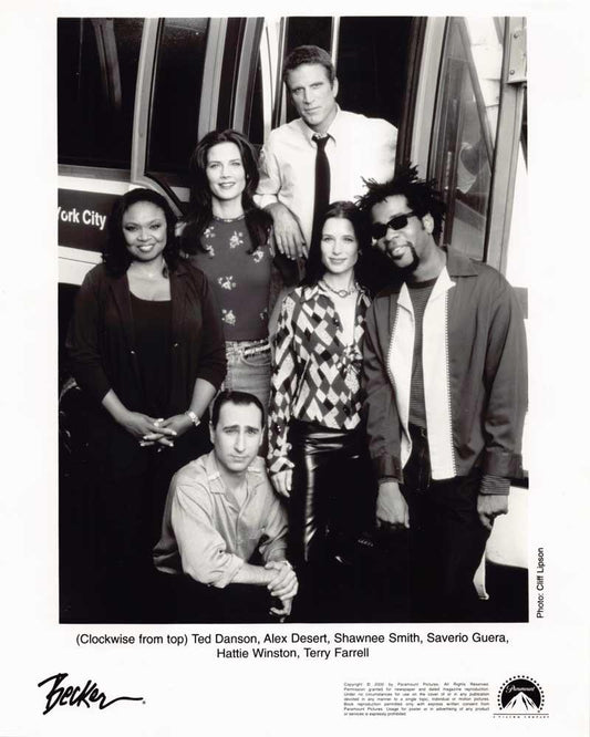 Ted Danson BECKER Terry Farrell Shawnee Smith original 8x10 press photo 2000