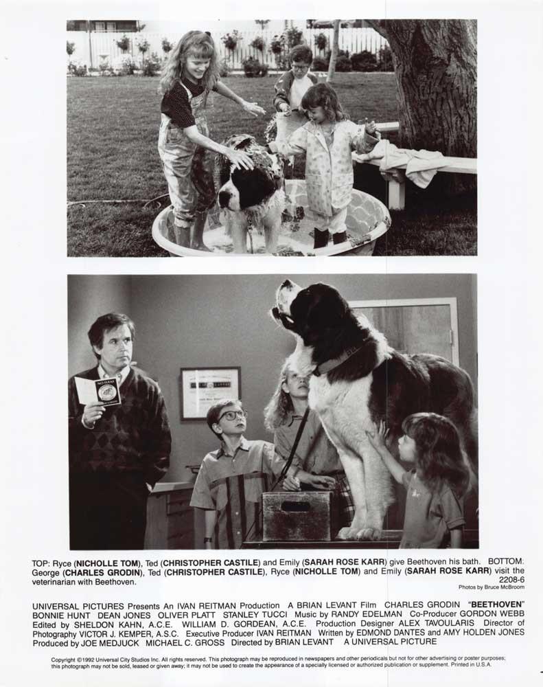 Christopher Castle BEETHOVEN Charles Grodin original press photo 1992