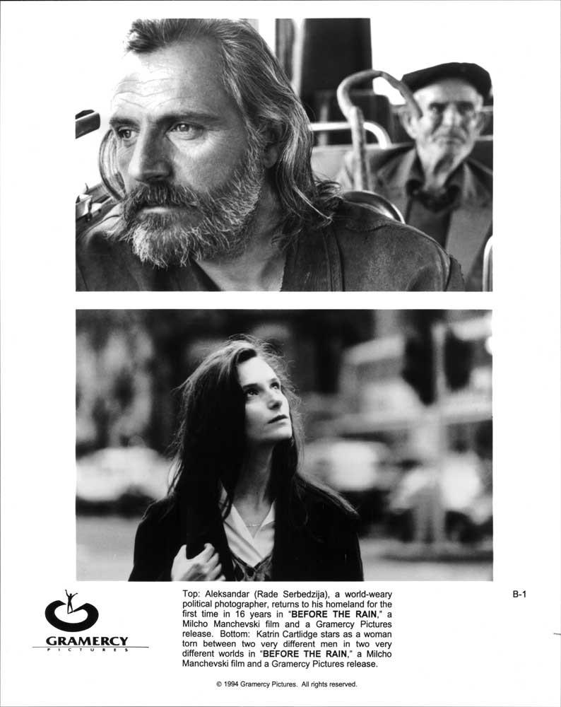 Rade Serbedzija BEFORE THE RAIN Katrin Cartlidge original 8x10 press photo 1994