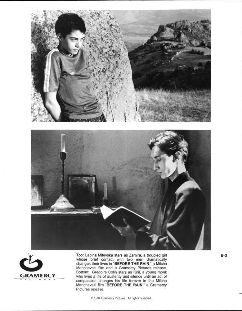 Labina Mitevska BEFORE THE RAIN Gregoire Colin original 8x10 press photo 1994