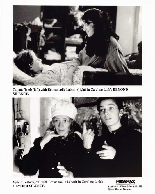 Tatjana Trieb BEYOND SILENCE Sylvie Testud original 8x10 press photos 1998