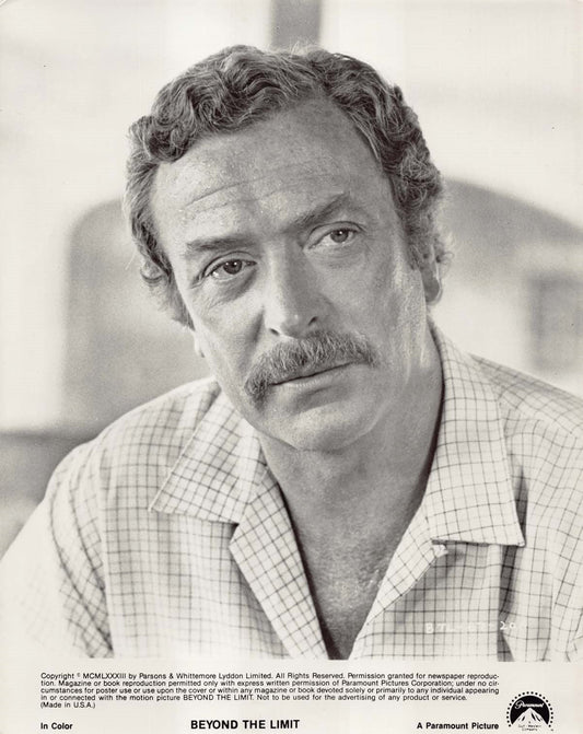 Michael Caine 1983 BEYOND THE LIMIT original 8x10 press photo