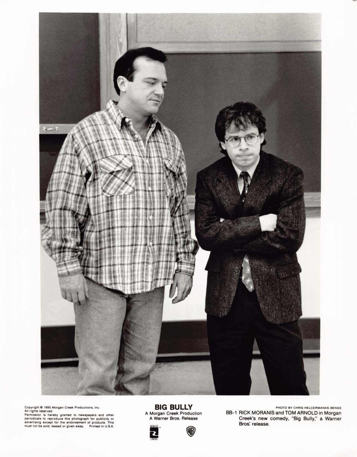 Tom Arnold 1995 BIG BULLY Rick Moranis original 8x10 press photo