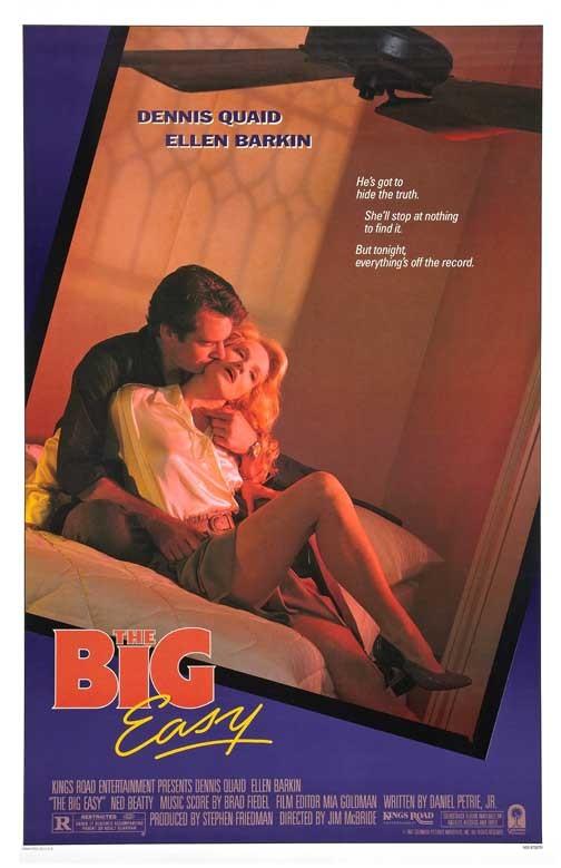 Dennis Quaid THE BIG EASY Ellen Barkin movie poster 11x17