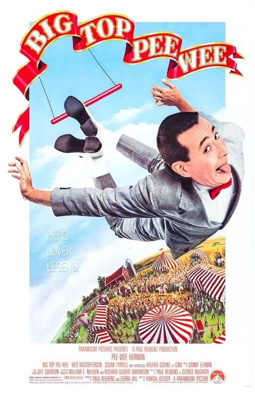 Paul Reubens BIG TOP PEE-WEE Valeria Golino movie poster 11x17