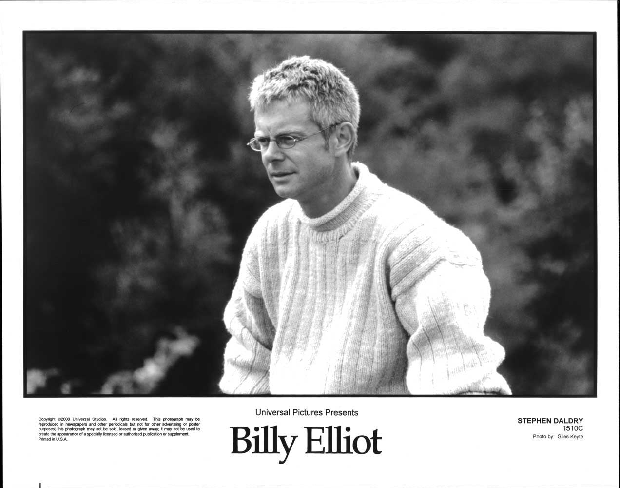 Stephen Daldry BILLY ELLIOT original 8x10 studio press photo