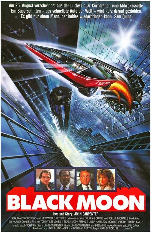 Tommy Lee Jones BLACK MOON RISING Linda Hamilton int. movie poster 11x17