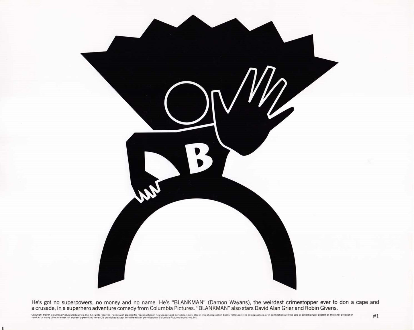 Damon Wayans BLANKMAN 1994 original 8x10 press photos