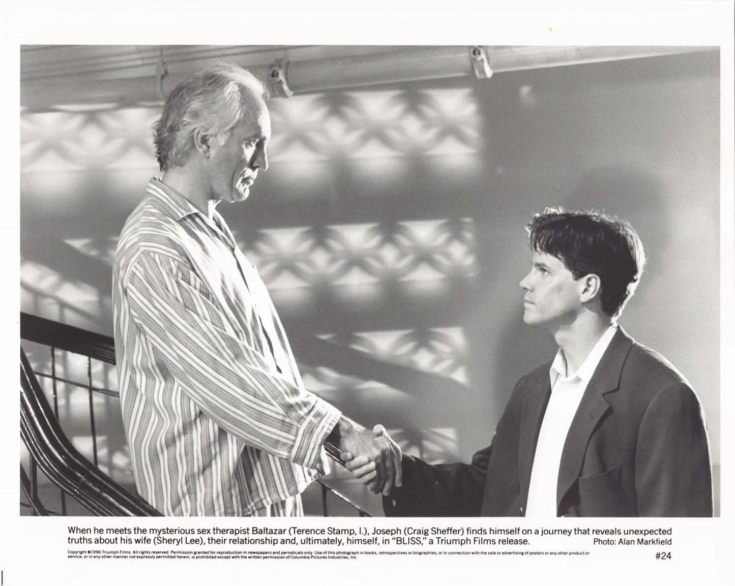 Terence Stamp 1996 BLISS Craig Sheffer original 8x10 press photo