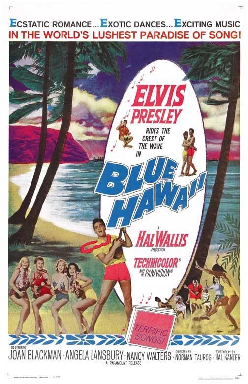 Elvis Presley BLUE HAWAII movie poster 11x17