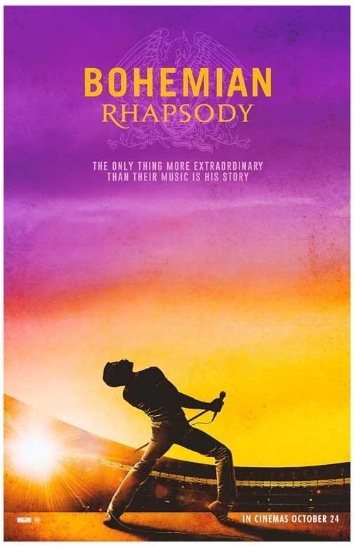 Rami Malek BOHEMIAN RHAPSODY stage advance movie poster 11x17
