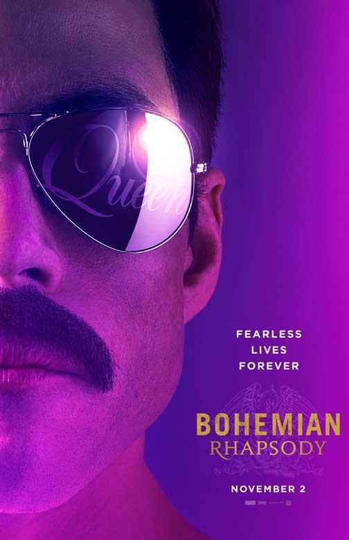Rami Malek BOHEMIAN RHAPSODY sunglasses advance movie poster 11x17