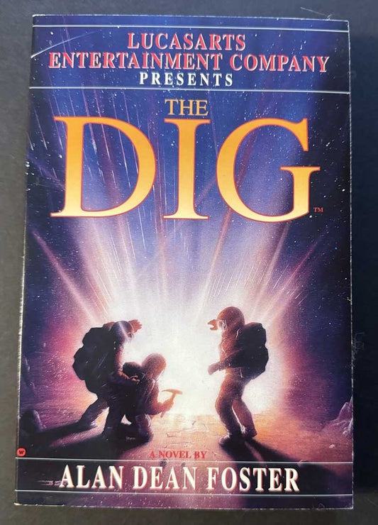 LucasArts THE DIG rare promo trade paperback edition Alan Dean Foster 1995