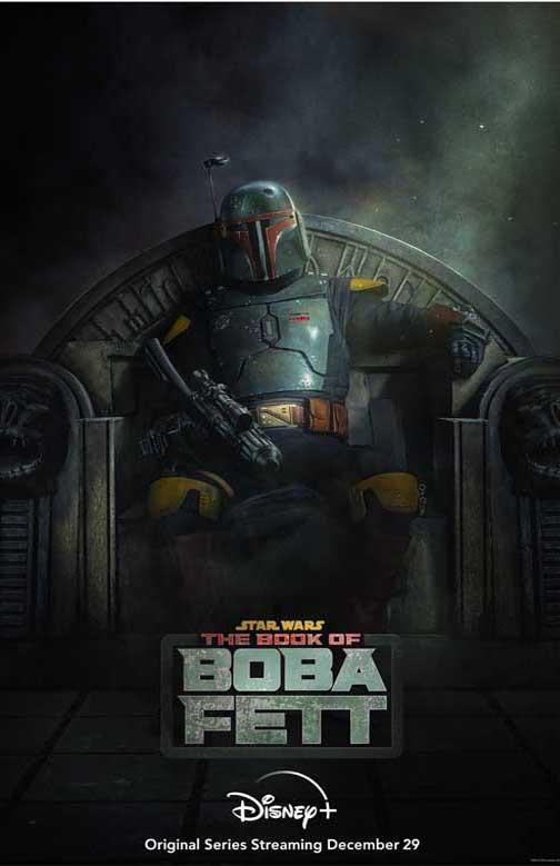 STAR WARS BOOK OF BOBA FETT throne poster 11x17