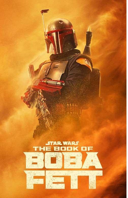 STAR WARS BOOK OF BOBA FETT orange poster 11x17