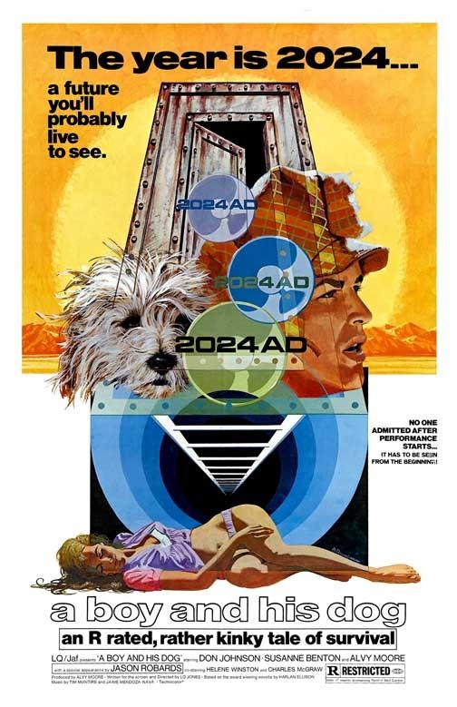 Don Johnson A BOY AND HIS DOG movie poster 11x17