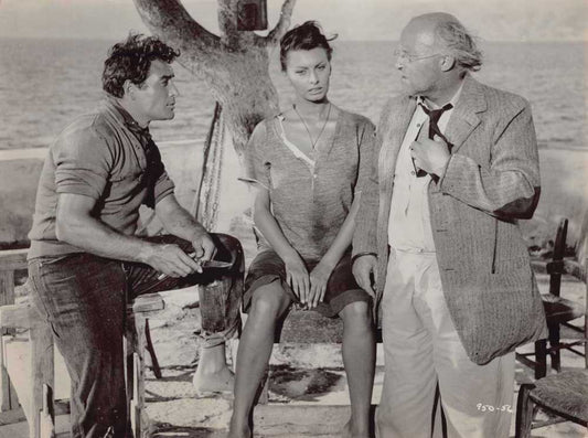 Sophia Loren BOY ON A DOLPHIN Naismith Mistral original 7½ x 9¾ press photo 1957