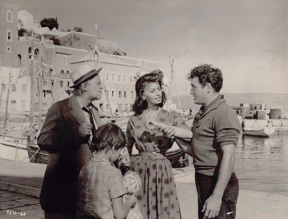 Sophia Loren BOY ON A DOLPHIN Mistral Naismith original 7½ x 9¾ press photo