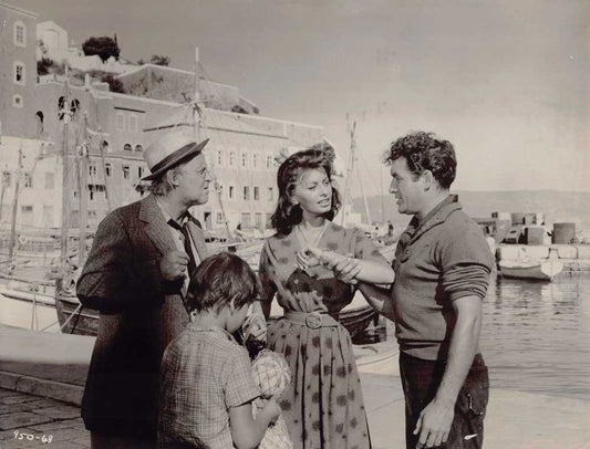 Sophia Loren BOY ON A DOLPHIN Mistral Naismith original 7½ x 9¾ press photo