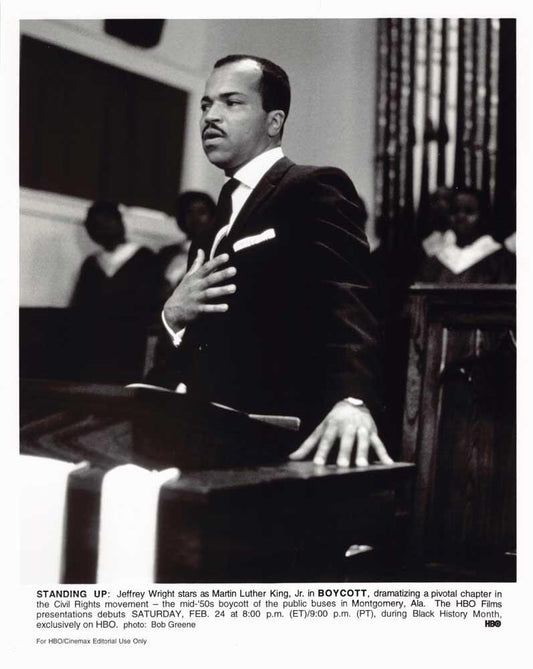 Jeffrey Wright HBO's BOYCOTT original 8x10 press photo 2001