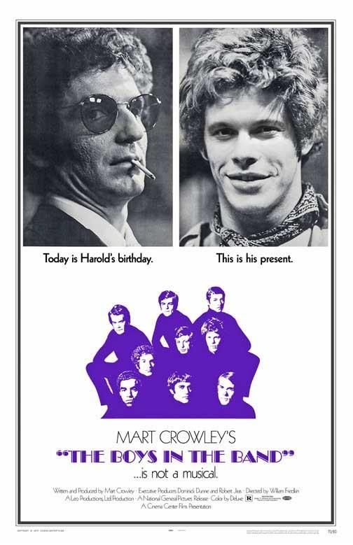 Matt Crowley's THE BOYS IN THE BAND movie poster 11x17