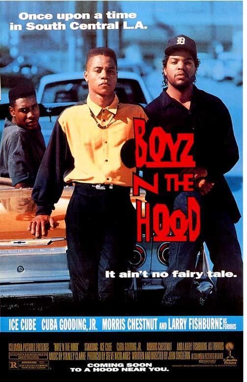 Ice Cube BOYZ N THE HOOD Cuba Gooding Jr movie poster 11x17
