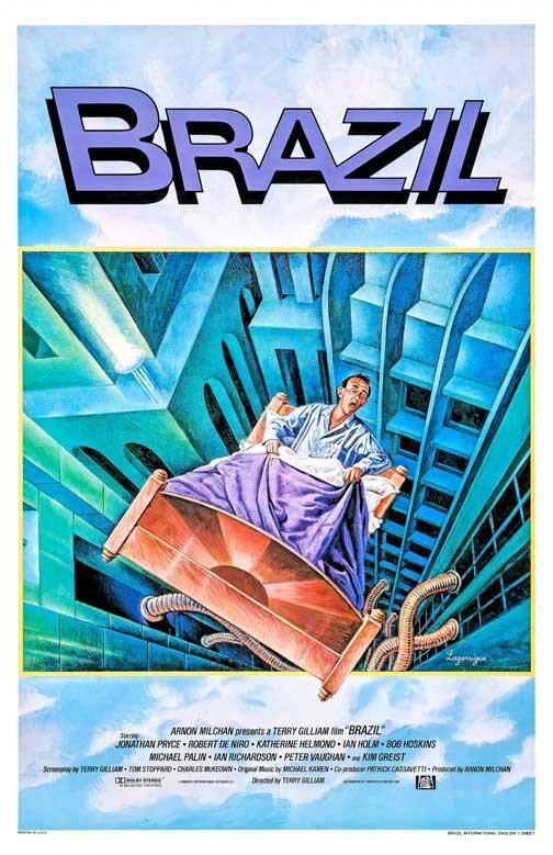 Jonathan Pryce BRAZIL Robert DeNiro Ian Holm movie poster 11x17 Terry Gilliam