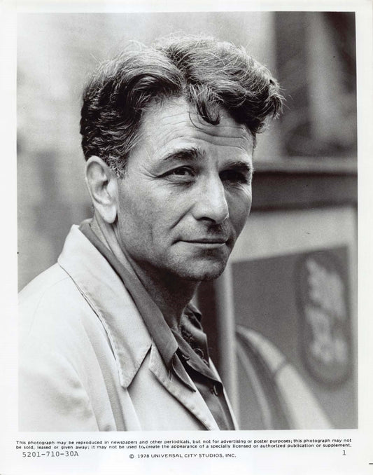 Peter Falk 1978 THE BRINK'S JOB original 8x10 press photo