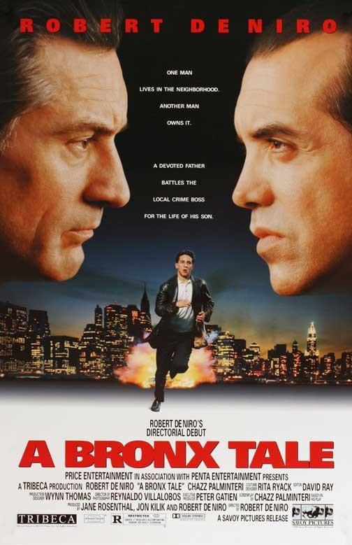 Robert De Niro A BRONX TALE Chazz Palminteri movie poster 11x17