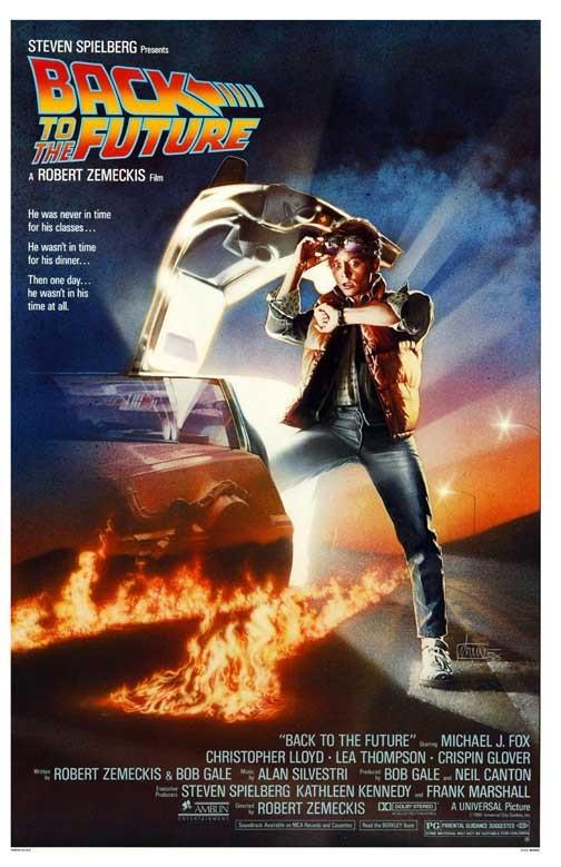 Michael J Fox BACK TO THE FUTURE Christopher Lloyd movie poster 11x17