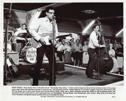 Gary Busey BUDDY HOLLY STORY Don Stroud original 8x10 press photos 1978