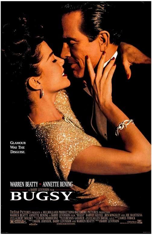 Warren Beatty BUGSY Annette Bening movie poster 11x17