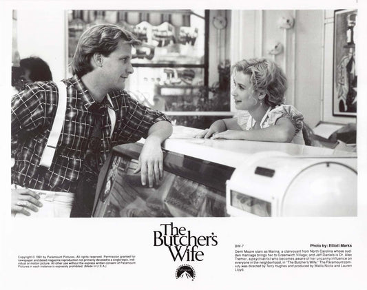 Demi Moore BUTCHER'S WIFE Jeff Daniels original press photos 1991