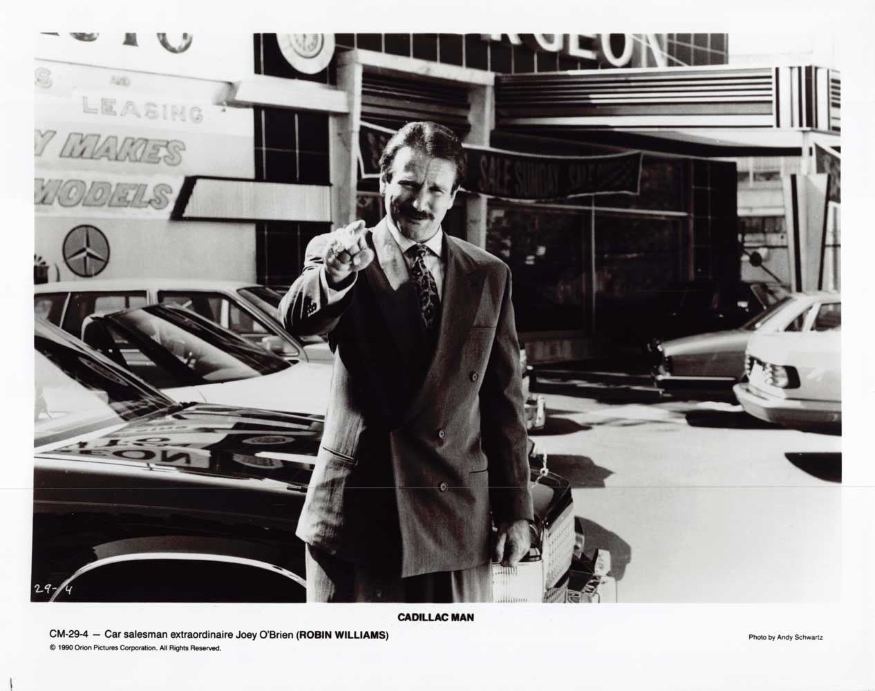 Robin Williams CADILLAC MAN original 10x8 press photo 1990