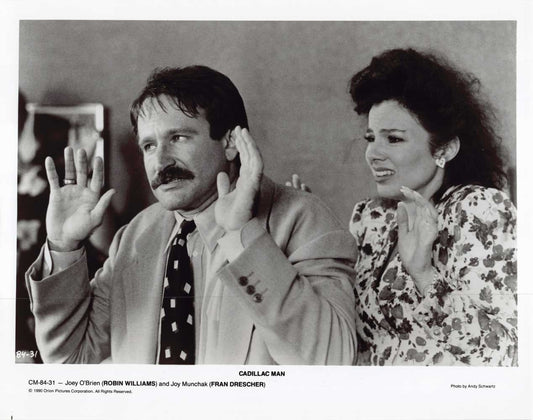 Robin Williams CADILLAC MAN Fran Drescher original 10x8 press photo