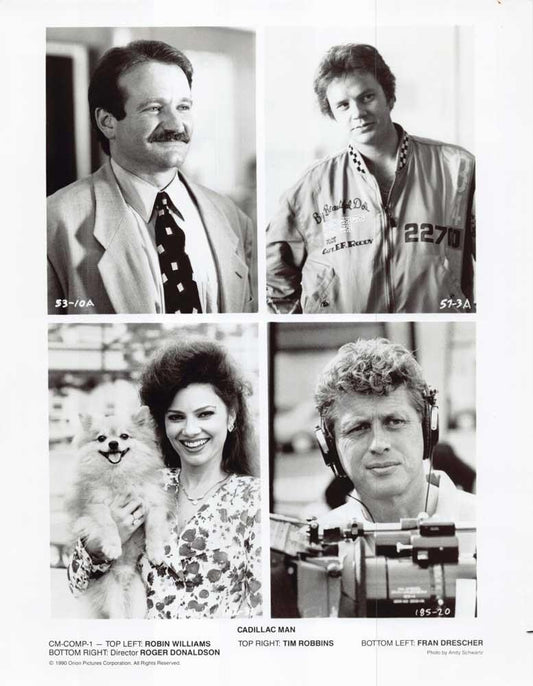 Robin Williams CADILLAC MAN Fran Drescher Tim Robbins original 8x10 press photo