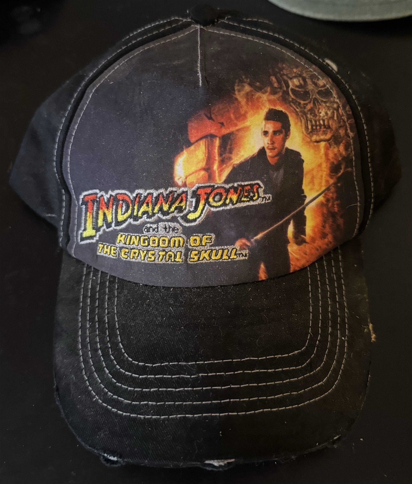 2008 INDIANA JONES KINGDOM OF THE CRYSTAL SKULL Mutt baseball cap