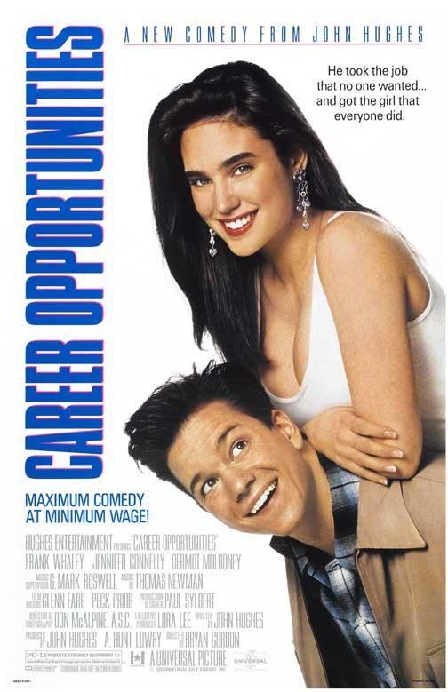 Frank Whaley CAREER OPPORTUNITIES Jennifer Connelly movie poster 11x17